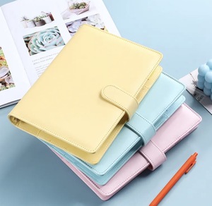 Macaroon PU da 6-Ring chất kết dính A6 xoắn ốc máy tính xách tay chương trình nghị sự kế hoạch tổ chức khuyến mại văn phòng phẩm - Product Image 4