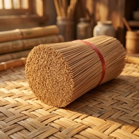 Dupa Bambu Organik Ramah Lingkungan - Dapat Disesuaikan, Dupa Religius Cina, Halus Rata 1.3*39.5mm, Laris Manis