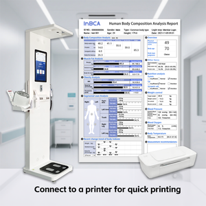Kios Pemeriksaan Kesehatan Swalayan yang Dapat Disesuaikan OEM untuk Rumah Sakit, Analisa Tinggi dan Berat Badan Multifungsi dengan Akurasi 1g, Mendukung ODM - Product Image 6