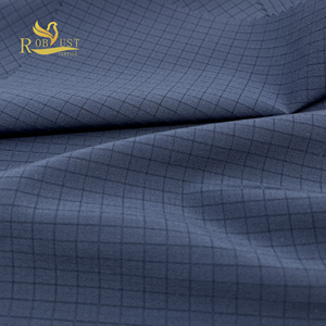 0.8% dẫn điện sợi 135gsm dệt thoáng khí chống tĩnh Ripstop 4 cách căng 88.7% Polyester 10.5% Spandex Áo Sơ Mi Áo khoác vải - Product Image 2