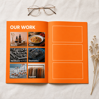 Service d'impression de brochures, catalogues et flyers personnalisés à bas prix dans le Jiangsu, avec logo, sur papier couché fantaisie/offset, gaufrage kraft, impression offset