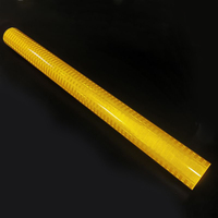 Rouleaux de film réfléchissant de qualité ingénierie, logo personnalisé, prisme, épaisseur 0,48 mm, adhésif sensible à la pression durable 3 ans