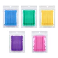 SJ dentaire Micro applicateur brosse Micro écouvillon jetable cils Mascara baguette multifonction pour Extension de cils clinique dentaire