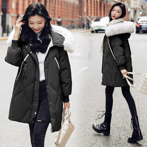 Thanh Lịch Phong Cách Mùa Đông Của Phụ Nữ Đội Mũ Trùm Mũ Trùm Lông Cáo 90% Vịt Trắng Xuống Áo Khoác - Product Image 3