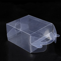 Boîtes à pignon transparentes avec poignées - Grande taille pour les faveurs de mariage, de Noël, les bonbons et les cupcakes