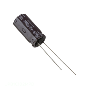 ตัวเก็บประจุแบบ Through Hole CAP ALUM 1000UF 20% 16V RADIAL รุ่น Original 1000 uF UPB1C102MPD - Product Image 1