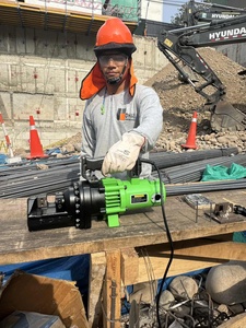 Portable Steel Bar Cutter 25DC Hand-held Steel Rebar Cutting Machine Tools - Product Image 3