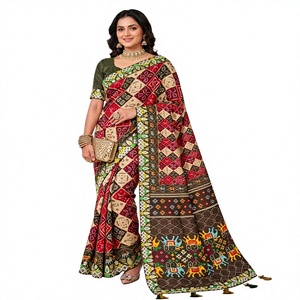 Special Designer Collection <b>Presented</b> by Rv Creation embroidered Lace border of malti colour threads - Product Image 1