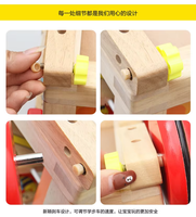 Jouets en bois pour bébé, chariot de marche multifonctionnel, cube d'activités avec musique, jouets éducatifs pour l'apprentissage des enfants