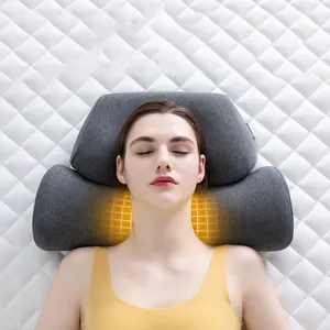 flat neckflocked pvc inflatable car neck restside sleeping faceembroidered rectangular sleepneck messageanimal pillow