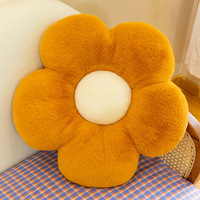 Coussin en peluche gris motif fleur, mignon et doux, garni de coton PP, pour dossier de canapé, décoration, cadeau, logo personnalisé, vente en gros, articles pour la maison
