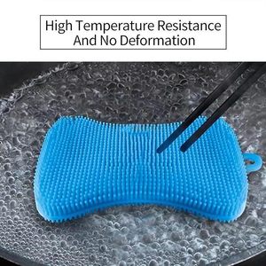 Silicone Dish Sponges Super Food-Grade Silicone Sponges <b>Kitchen</b> Sponge Multi-Purpose - Product Image 5