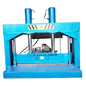 Automatic Hydraulic Single Knife Natural Rubber Cutting Machine / Rubber Bale Cutter Machine