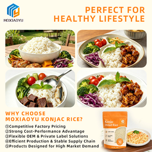 Arroz Konjac Seco de Fábrica para Reemplazo de <span class=keywords><strong>Comidas</strong></span>, 1 kg, Sin Gluten, Bajo en Calorías, Arroz Seco Shirataki Jazmín Tailandés - Product Image 3