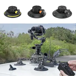 Anti-UV Strong Loading 6" 150mm Car Roof Sucker Camera Tripod Vacuum Mounting Rubber Suction Cup