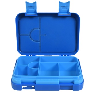 Lonchera de Plástico para Niños, Apta para Microondas, a Prueba de Fugas, Apta para Lavavajillas, Lonchera Bento para Niños en Edad Escolar - Product Image 1