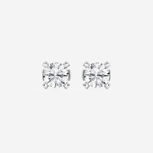 Elegant Brilliant Lab Grown Diamond <b>Stud</b> Earrings 925 <b>Sterling</b> <b>Silver</b> Women's Fine Jewelry Engagement Party Luxury Gift - Product Image 2
