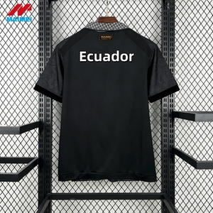 Nuova Maglia da Portiere Ecuador Nera Estate 2026 100% Poliestere Taglio Automatizzato Asciugatura Rapida Traspirante - Product Image 1