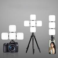Lampe d'appoint LED RVB M88 MJ88 à clipser, rechargeable et portable, pour la création de contenu en déplacement, éclairage selfie pour appareil photo et beauté