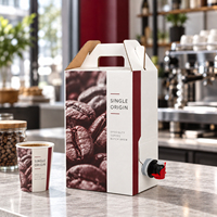 Boîte à café en papier isolée pour boissons chaudes à emporter LOKYO, boîte de transport pour café, distributeur