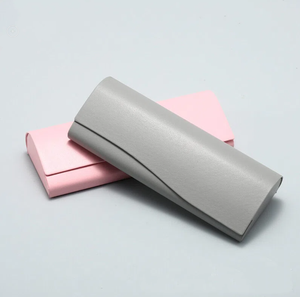 Estuche de cuero para gafas Estuche de lujo para gafas ópticas con estuche de tela Estuche para gafas Logotipo personalizado - Product Image 2