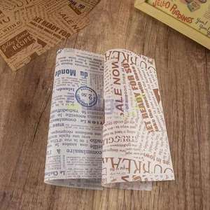 Hojas de Papel Encerado para Alimentos Personalizadas con Logotipo, Papel para Envolver Hamburguesas, Pizza y Sándwiches, Papel de Envolver Recubierto - Product Image 4