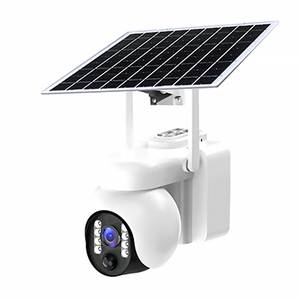Caméra solaire d'extérieur 4G à <span class=keywords><strong>batterie</strong></span> en mode vidéo permanent Caméra CCTV PZT à carte SIM Wifi avec détection humaine PIR Caméra à vision nocturne - Product Image 4