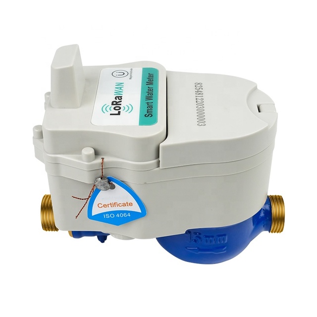 Smart Water Meters DN15-25mm LoRaWAN with Shutoff Plastic & Brass IP68 Protection OEM Customizable
