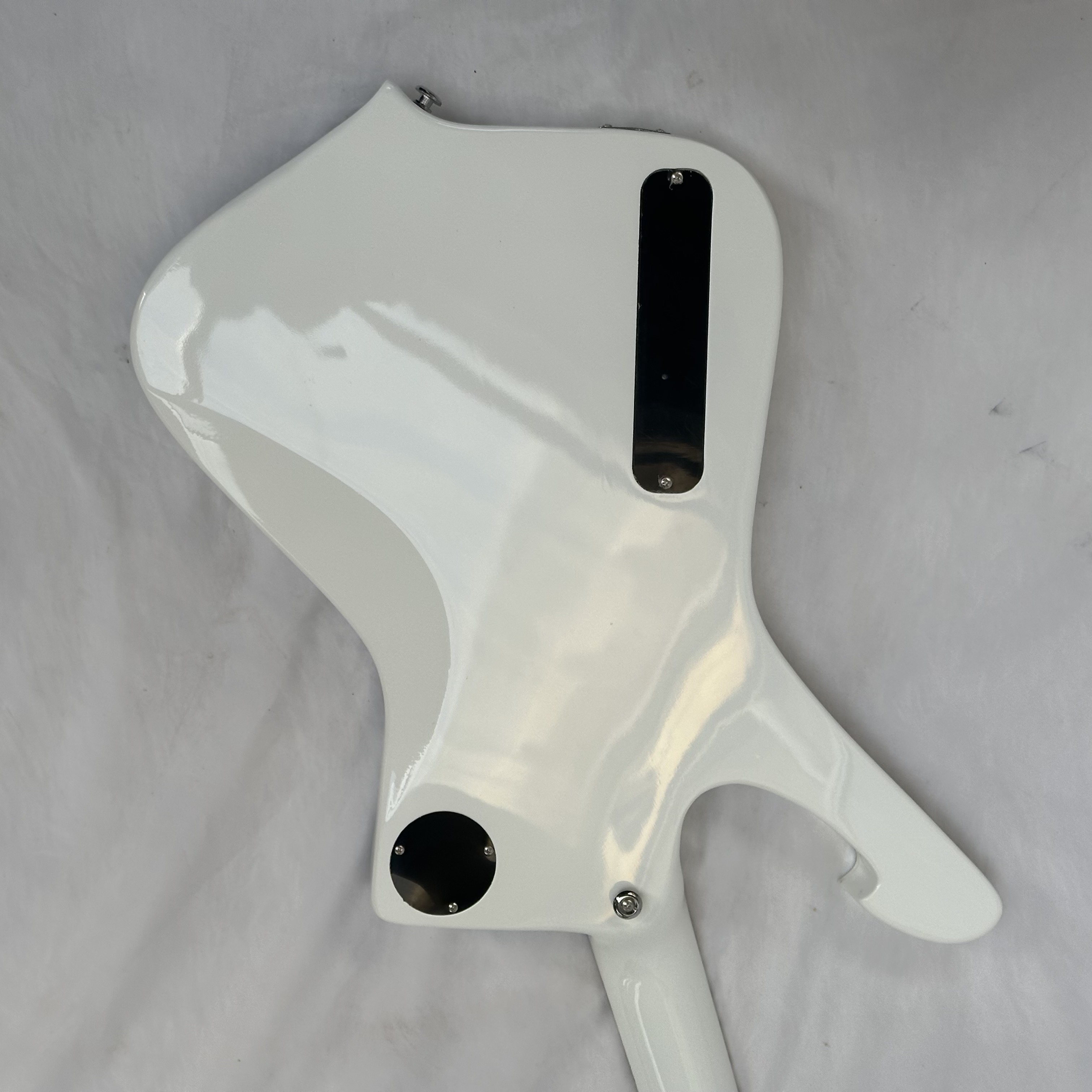 White Ibn Iceman Electric Guitar - Solid Mahogany Body