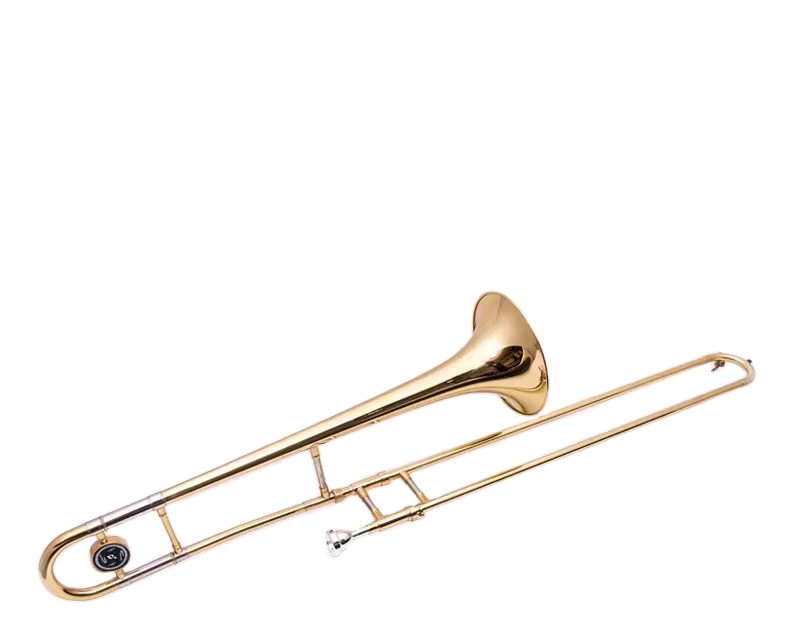 Houtblazers Instrument Lak Goud Alt Trombone