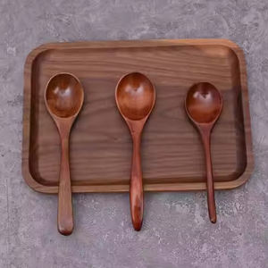 ملعقة مربعة حديثة من الخيزران مقاس 2 بوصة ، شاي قهوة آيس كريم صغير يمكن التخلص منه للحفلات والمناسبات - Product Image 2