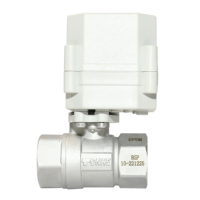 Vanne à boisseau sphérique à modulation proportionnelle électrique 2 voies 3/4 ''DN20 SS304 9-24VDC 4-20mA 0-5V 0-10V Signal analogique