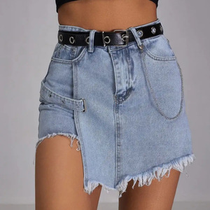 Femmes Vintage <span class=keywords><strong>taille</strong></span> <span class=keywords><strong>haute</strong></span> Denim Shorts <span class=keywords><strong>jupe</strong></span> <span class=keywords><strong>pantalon</strong></span> solide Midi longueur décontracté droite Silhouette polyvalent pour l'hiver printemps - Product Image 1