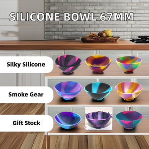 ชามซิลิโคน67มม. สำหรับน้ำมันครีมสมุนไพรเครื่องเทศหรือยาสูบแบบยั่งยืนอุปกรณ์เสริมสำหรับสูบบุหรี่ในบ้าน - Product Image 5