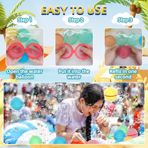 Tadatu di alta qualità spessa mazzo di bomba d'acqua magnetica in Silicone riutilizzabile a riempimento rapido autosigillante <span class=keywords><strong>palloncini</strong></span> d'acqua riutilizzabili - Product Image 2