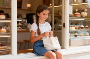 Sac fourre-tout en toile de coton écologique avec logo personnalisé, poignée, sac de plage, sac de shopping, recyclable et durable - Product Image 2