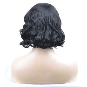Perruque sur mesure fabriquée à la machine 2025 – Cheveux courts bouclés européens et américains en fibre haute température <span class=keywords><strong>Jiafa</strong></span> pour femme, volumineuse - Product Image 5