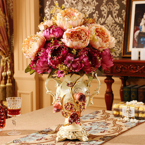 Jarrón de cerámica de gran tamaño-Centro de mesa de estilo europeo - Product Image 3