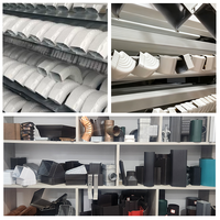 Support de gouttière demi-circulaire en aluminium, fixation murale, support de gouttière extra-résistant à haute capacité de charge