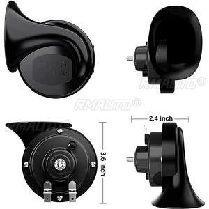 แตรลมรถยนต์ 2 ชิ้น 500db 12V แตรลมไฟฟ้ารูปหอยโข่ง สำหรับเรือ รถยนต์ มอเตอร์ไซค์ เสียงดัง แตรลมคู่ เสียงดังมาก - Product Image 5