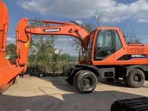 Excavadora de ruedas Doosan DH130 DH140 DH150 de segunda mano, buena excavadora - Product Image 6