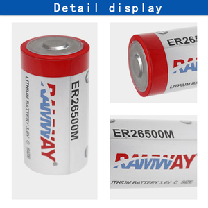 Batteria al litio potente di classe C 3.6V ER26500M 6500mAh S <span class=keywords><strong>ize</strong></span> 26.2*50.0mm batterie primarie - Product Image 4