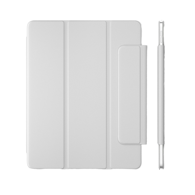Ultra Slim Flip Tri-fold Smart Leather Case for iPad Pro 11 M4 2024 Auto Sleep/Wake Protective PU Material 11 Inches
