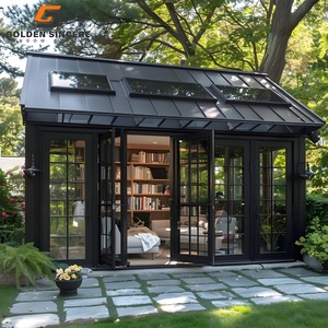 La veranda della stanza di vetro di Bi-Fold di GS per il <span class=keywords><strong>giardino</strong></span> con l'ampia apertura e le chiare viste - Product Image 3