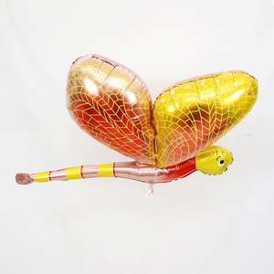 Nuevas llegadas fiesta de cumpleaños serie insectos globo abeja <span class=keywords><strong>mariposa</strong></span> Rana mariquita globo de papel de aluminio al por mayor - Product Image 6