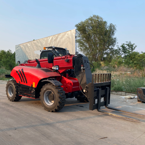 מיני טלכלן גלגל מטען עם מנוע 58kw מנוע דו-סעיף ענן פנימי טלסקופי ומנוע קירור מזגן מכירה - Product Image 1