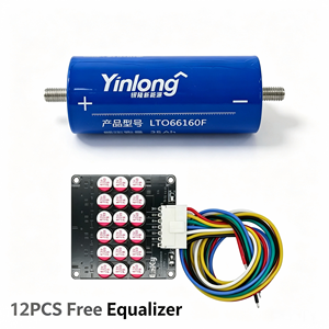 Batterie cylindrique Yinlong LTO 2.3V de qualité A, décharge pulsée 9C pour système audio <span class=keywords><strong>professionnel</strong></span> de voiture SPL et basses. - Product Image 1