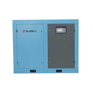 Blurbly fez menor consumo de energia 22kw compressor de ar de parafuso industrial de velocidade fixa 30hp para a indústria