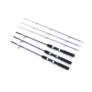 1.2m 1.5mアイスフィッシングポール2セクションソリッドグラスファイバーラフロッド冬のアイスフィッシングロッドスピニングポール - Product Image 6