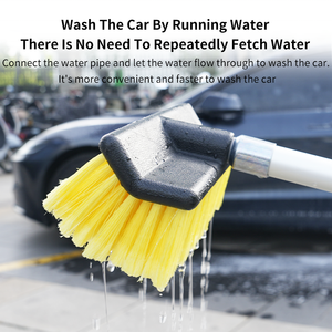 Sikat Cuci Mobil dengan Air 10 inci, Bulu Sikat Lembut untuk Pembersihan Mobil - Product Image 4